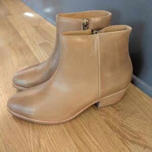 Nisolo Tan Ankle Boots (Marisa Almond) 8.5